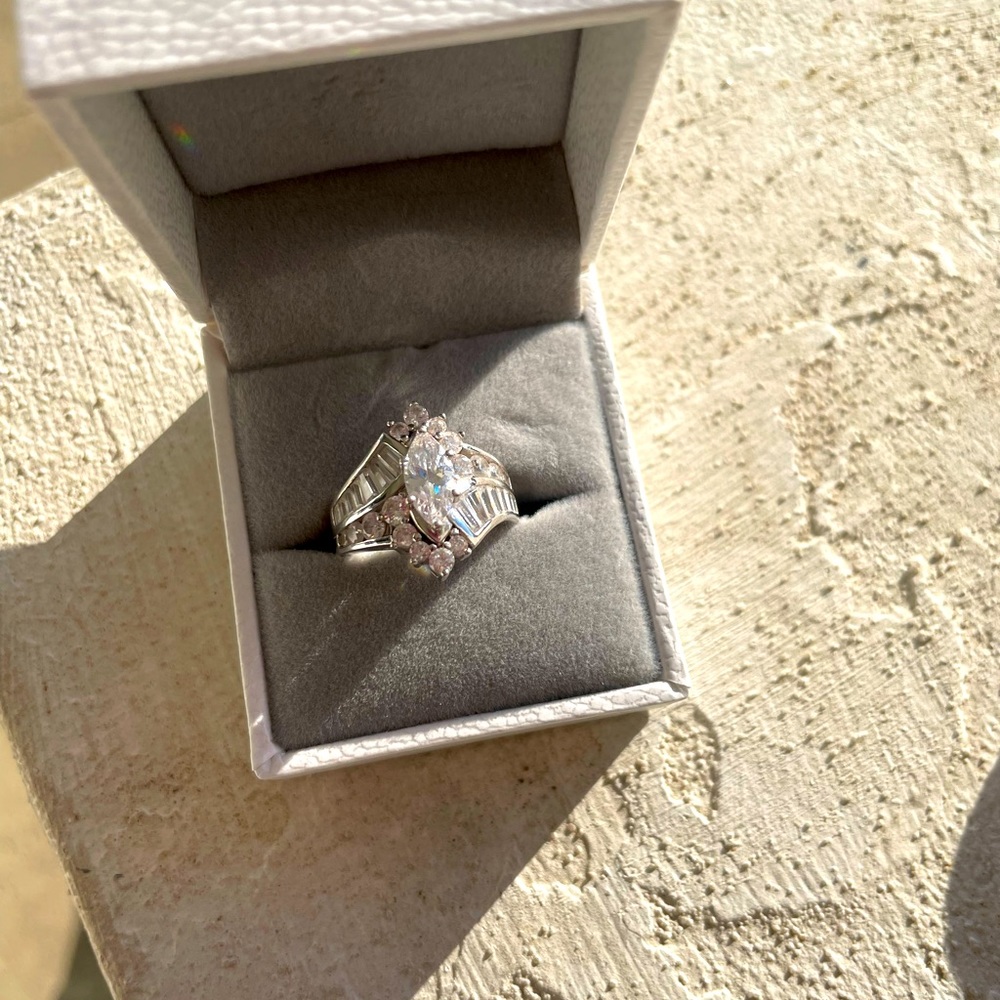 Sterling wedding ring size 6.